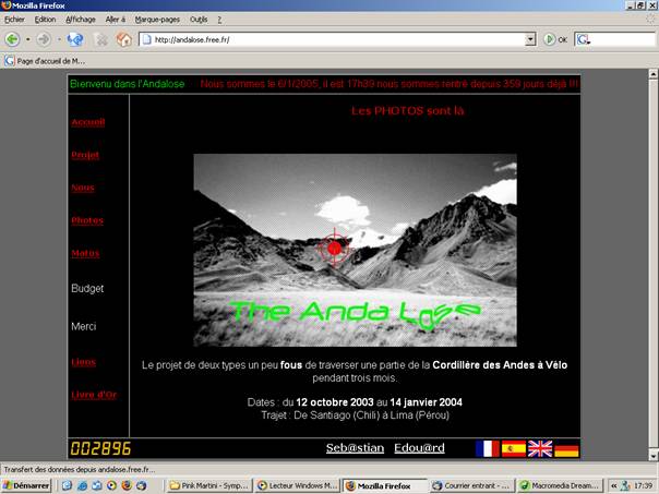 Lien vers le site de Andalose