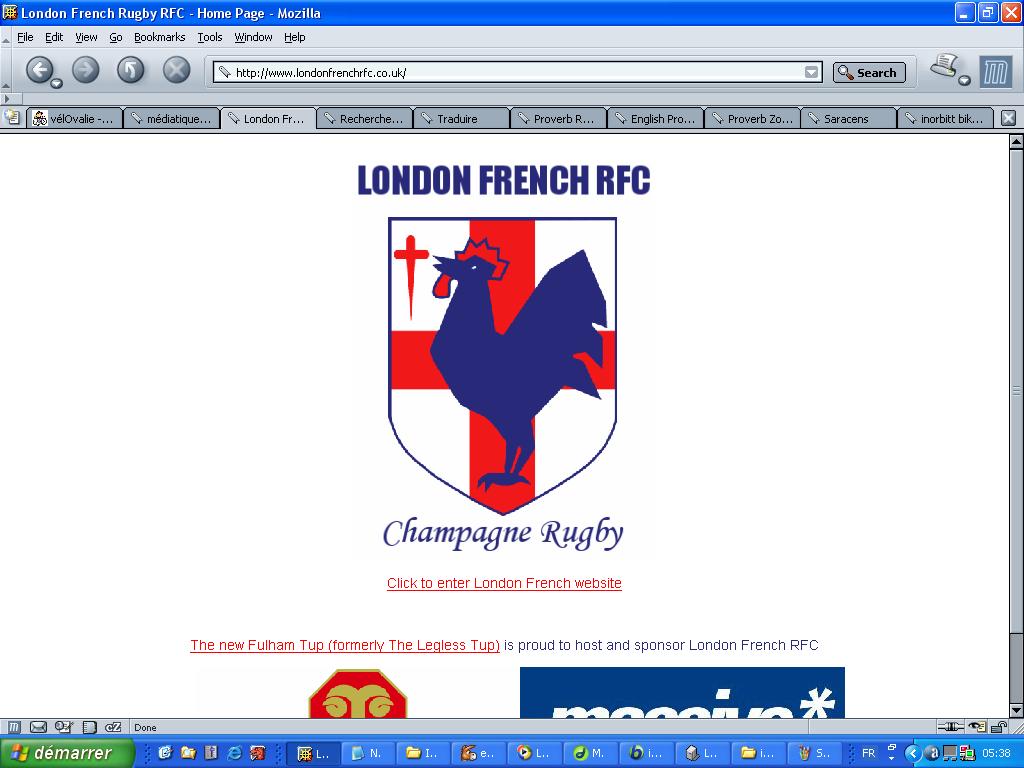 Lien vers le site des London French RFC