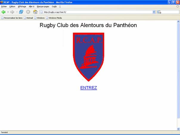 Lien vers le site du RCAP